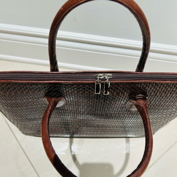 Donna di Domani satchel/briefcase, 💯 leather - Picture 6 of 7